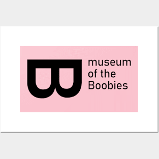 museum of the Boobies (small logo) LS Posters and Art